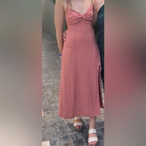 Abercrombie Pink Midi Dress